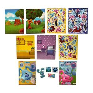 Blue’s Clues & You! Sticker & Activity Book Set – Kids Fun Toy Bundle Gift Set